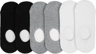 BenSorts Pack of 6 Low Cut Ankle Style Socks for Women Liner Non Slip Invisible Hidden Socks White Black Gray 6 Pairs Size 5 6 7 8 🍁 All In One Marketplace Canada