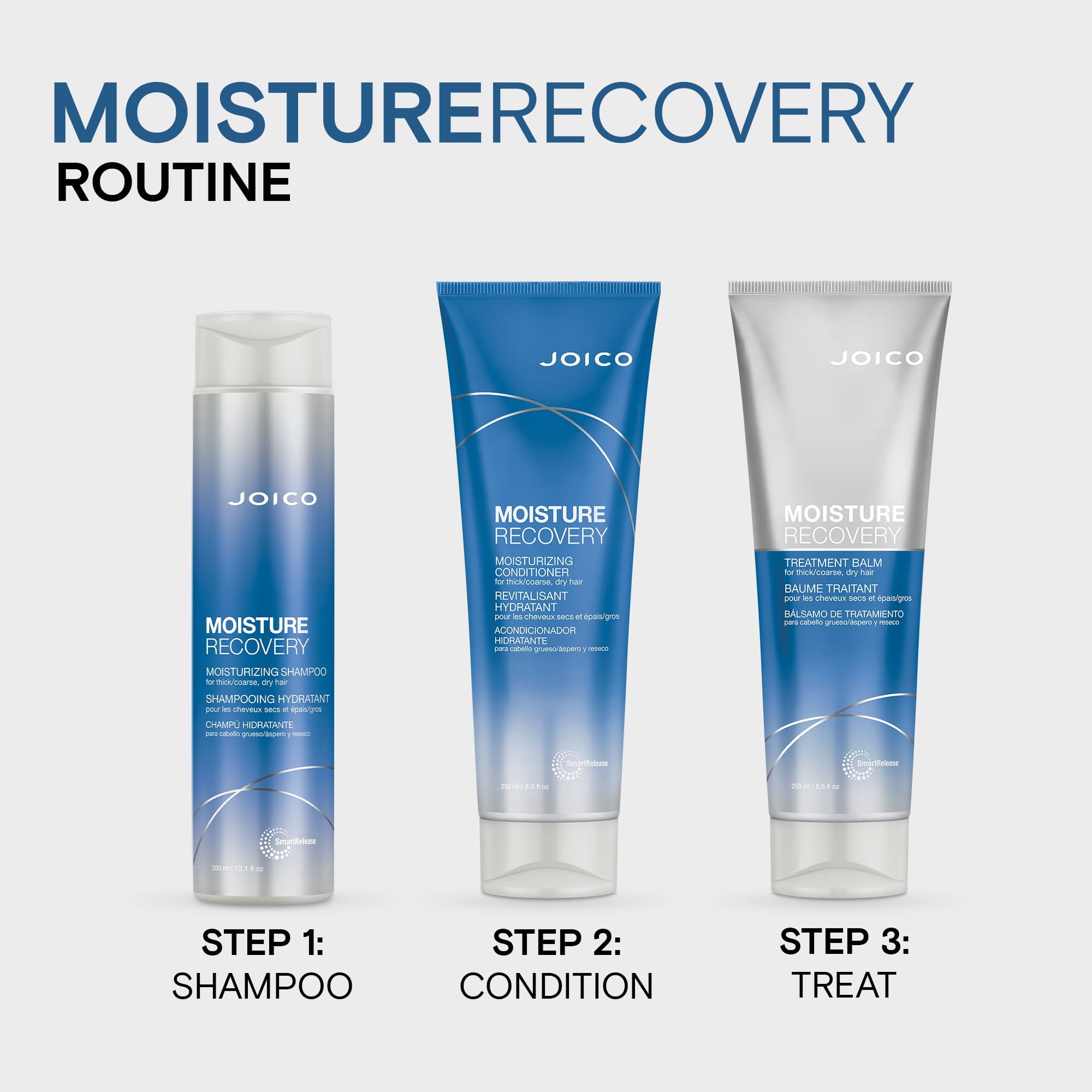 Joico Moisture Recovery Shampoo or Conditioner for Dry Hair, Thick Coarse Hair, Moisturizing Shampoo or Conditioner for Dry Damaged Hair with Keratin 🍁 All In One Marketplace Canada