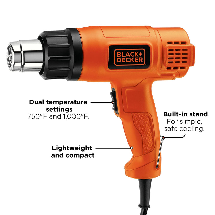 BLACK+DECKER Heat Gun, Dual Temperature (HG1300) 🍁 All In One Marketplace Canada