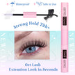 Lash Clusters Kit Wispy Natural Cluster Eyelash Extension Kit DIY Lash Extension Kit C Curl 10-16MM Eyelash Clusters Volume Individual Lashes Kit by Newcally 🍁 All In One Marketplace Canada