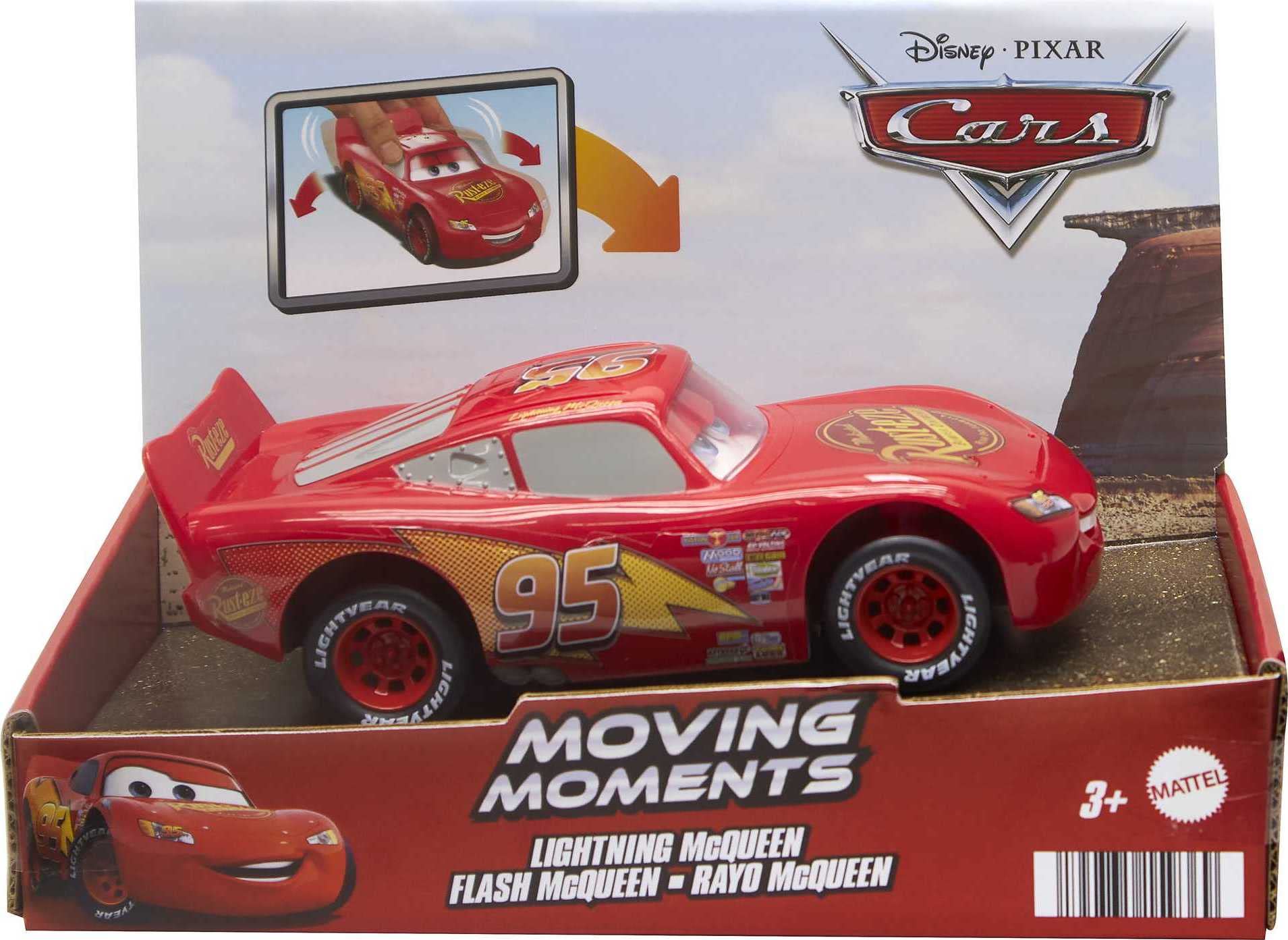 Mattel Disney and Pixar Cars Moving Moments Lightning McQueen Race Car 🍁 All In One Marketplace Canada