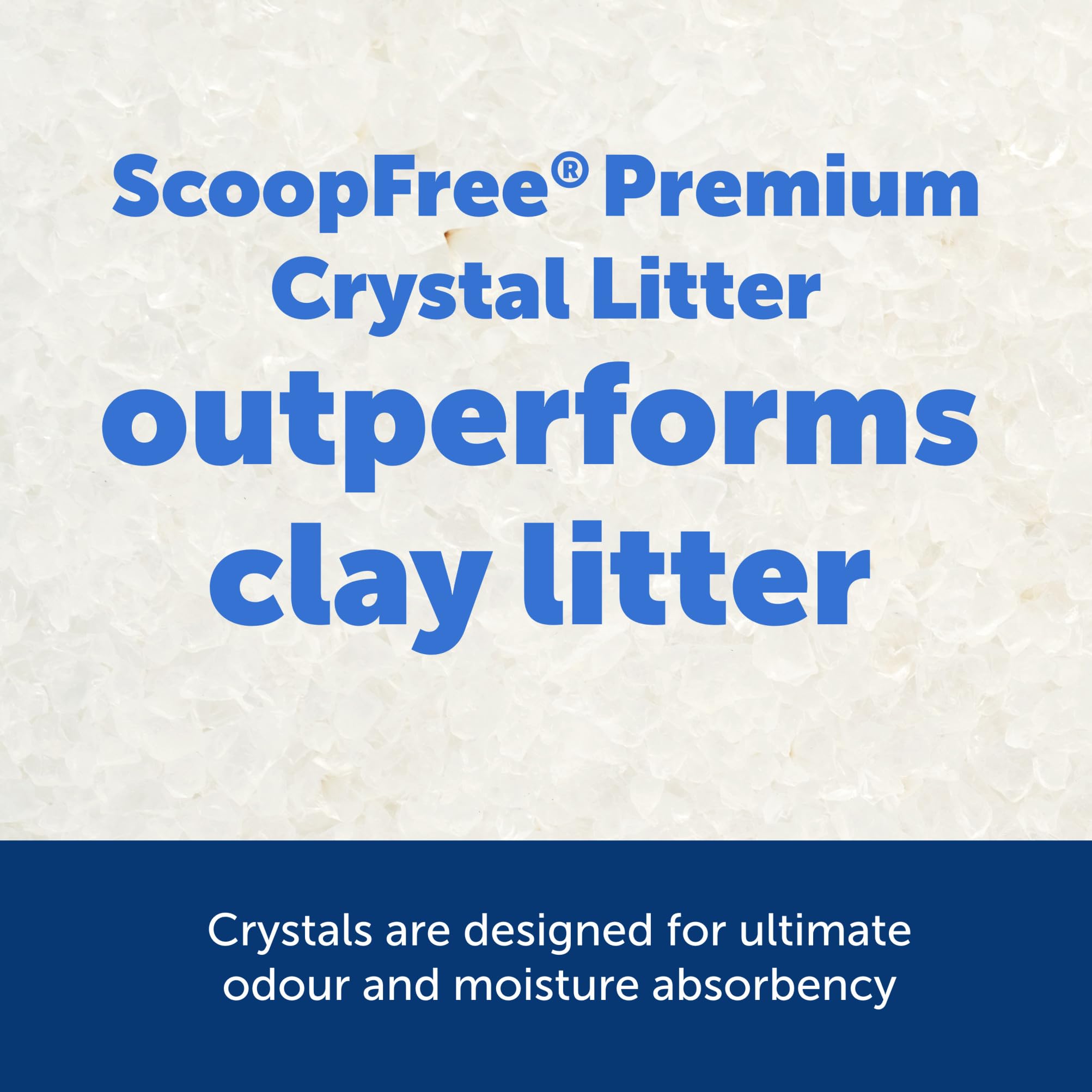 PetSafe ScoopFree Sensitive Non-Clumping Crystal Cat Litter, Fragrance-Free - Superior Odor Control – Low Tracking for Less Mess – Lasts Up to 1 Month, 8.6 Lbs Total (2 Pack of 4.3 Lb Bags) 🍁 All In One Marketplace Canada