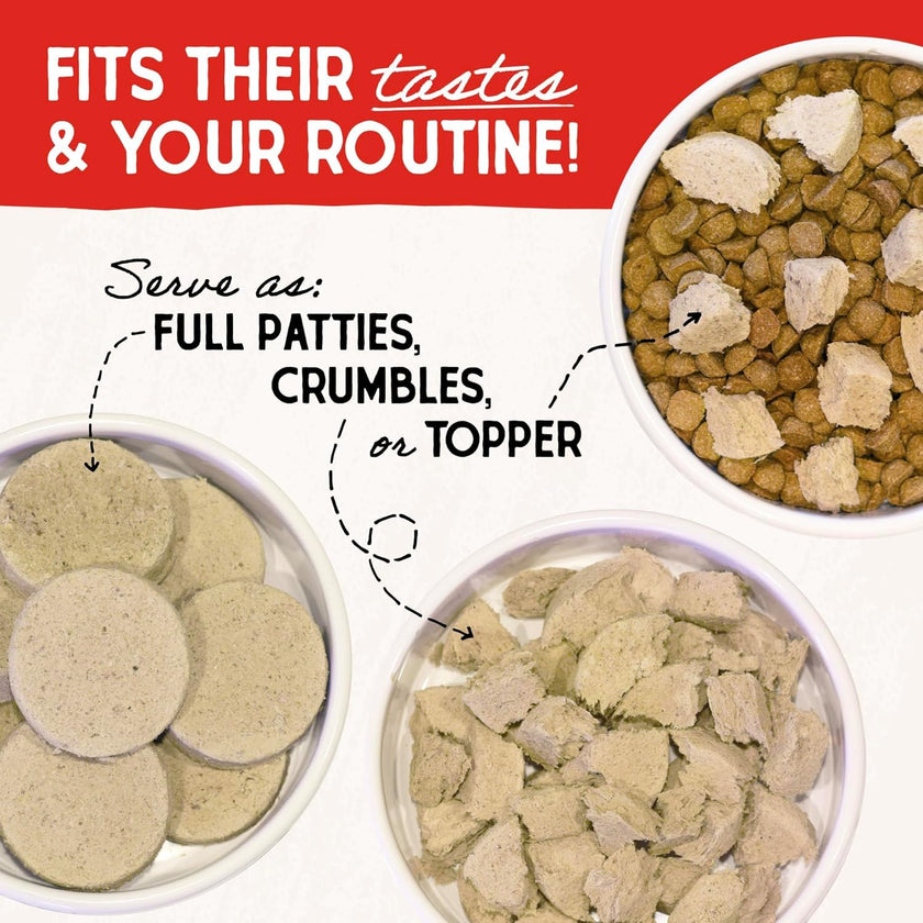 Stella & Chewy’s Freeze Dried Raw Dinner Patties – Grain Free Dog Food, Protein Rich Stella’s Super Beef Recipe – 396g Bag 🍁 All In One Marketplace Canada