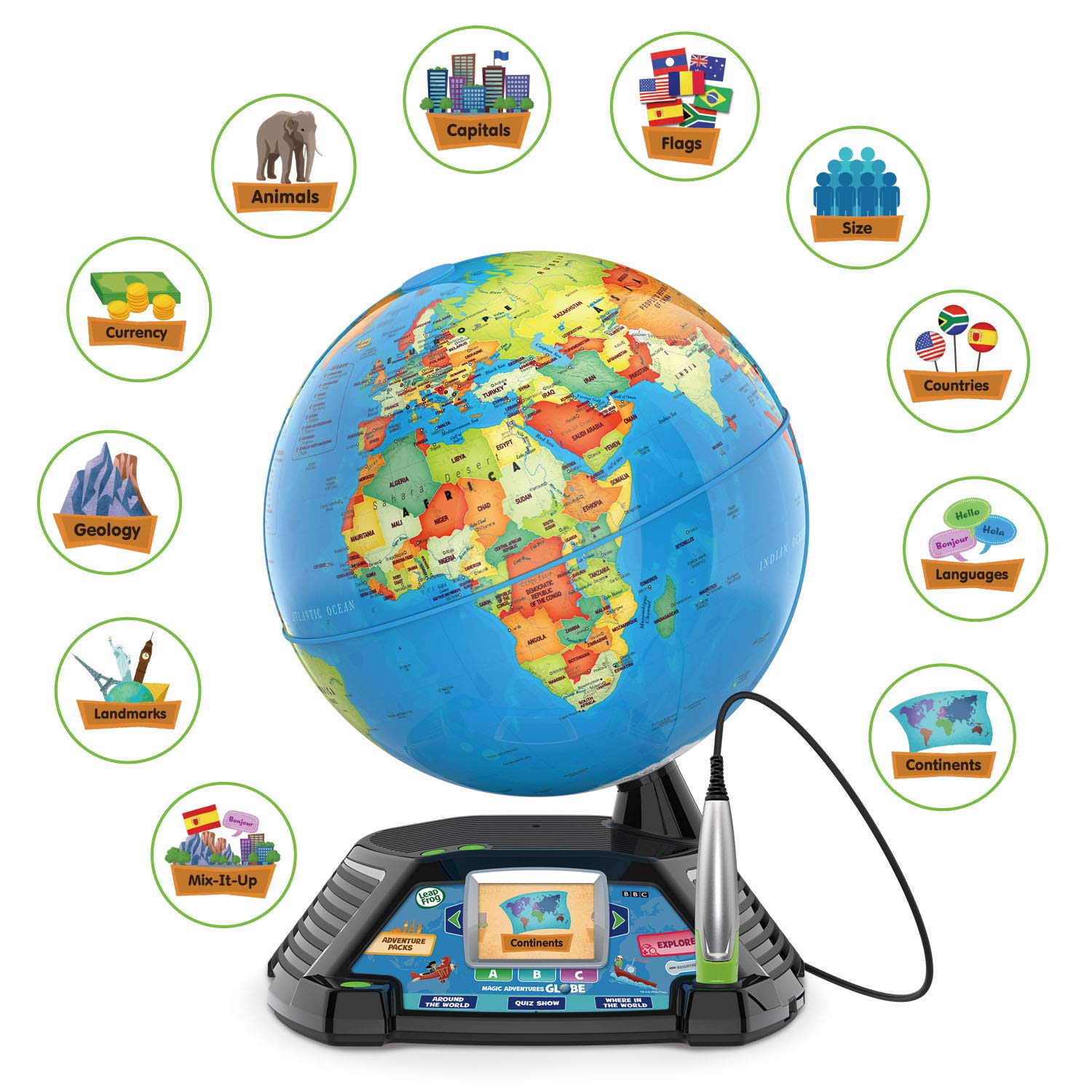 LeapFrog Magic Adventures Globe (Frustration Free Packaging) 🍁 All In One Marketplace Canada
