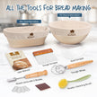 Glimsax Banneton Proofing Basket Set of 2, 9