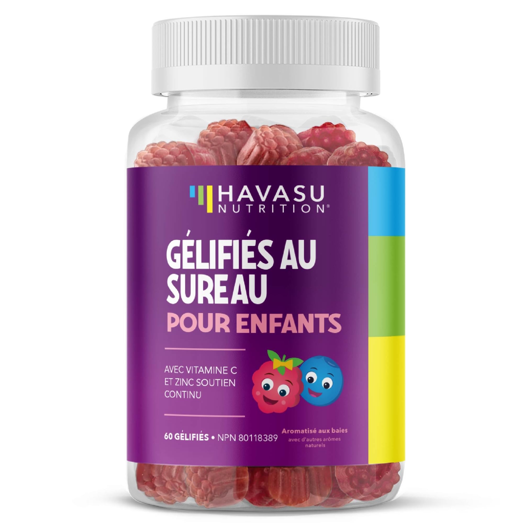 Elderberry Gummies Kids for Cold and Flu Relief | Immune Booster for Kids | Sambucol Black Elderberry Syrup Gummy with Zinc and Vitamin C | Cough, Fever & Sore Throat Support with Antioxidants | 60ct 🍁 All In One Marketplace Canada