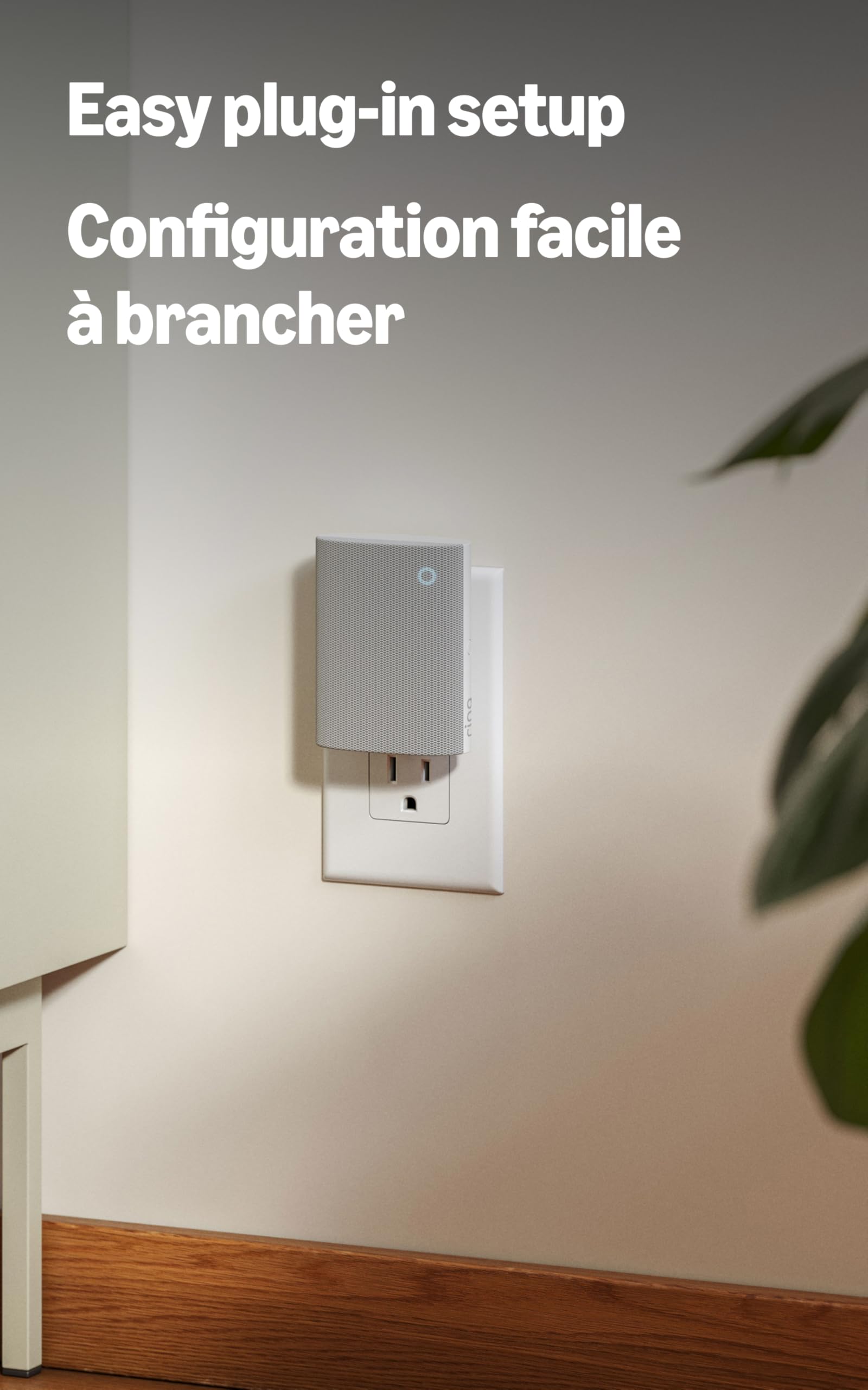 Ring Chime — Enhanced audio for real-time alerts you can hear from anywhere, easy plug-in setup, simple wifi & Bluetooth connectivity, sleek design, White 🍁 All In One Marketplace Canada