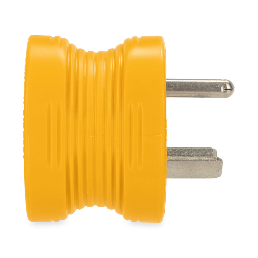 Camco PowerGrip 30AM/15AF Camper/RV Electrical Adapter Features 30-Amp Male & 15-Amp Female Connections - Designed w/Non-Slip Grooves & Contoured Ends for Easy Removal - Rated for 125V/1875W (55233) 🍁 All In One Marketplace Canada