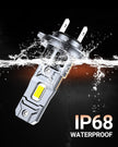SEALIGHT 2026 Upgraded H7 LED Headlight Bulbs, 1:1 Design 62,000LM 1000% Brighter H7 LED Bulbs, 6500K Cool White H7 Halogen Replacement, Plug and Play, Non-polarity, IP68 Waterproof, Pack of 2 🍁 All In One Marketplace Canada