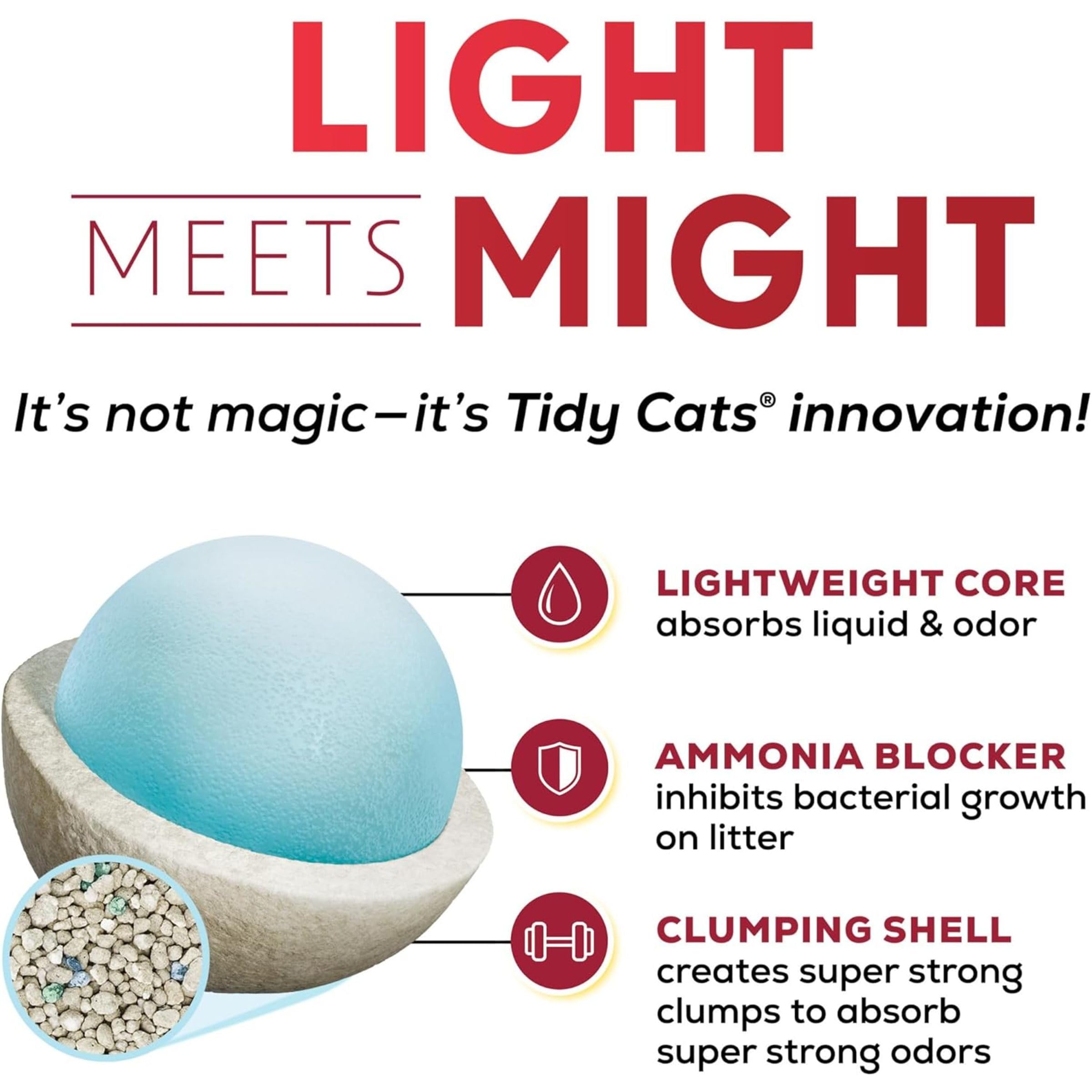 Purina Tidy Cats Lightweight, Low Dust, Clumping Cat Litter Odor Control 24/7 Performance Multi Cat Litter - 17 lb. Box 🍁 All In One Marketplace Canada