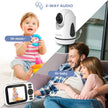 HelloBaby Baby Monitor No WiFi,Video Baby Monitors with Camera and Audio,3.2'' IPS Screen, Remote Pan-Tilt-Zoom Baby Camera Monitor,Plug&Play,Night Vision,1000ft Range,2-Way Talk, ECO Mode,Temperature 🍁 All In One Marketplace Canada