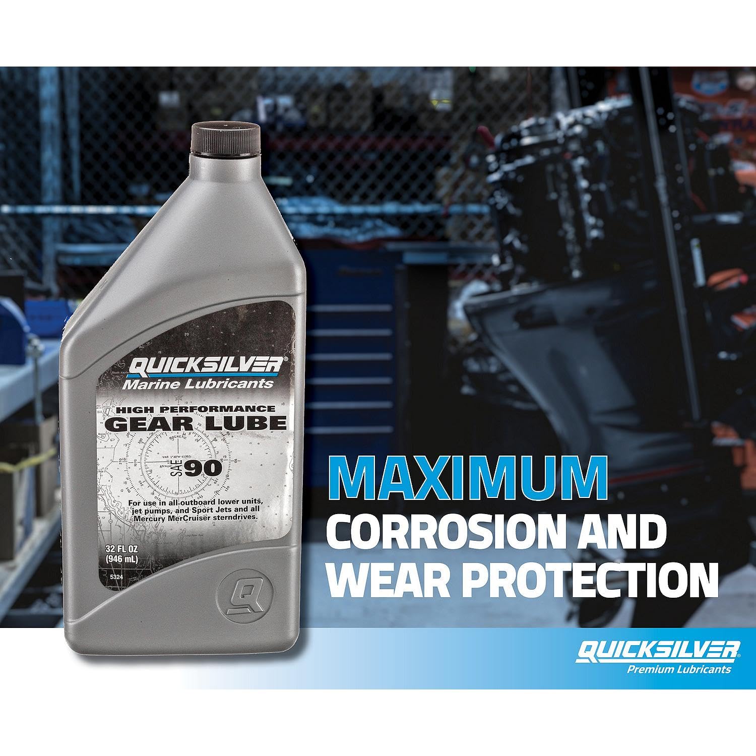 Quicksilver 92-858064Q01 High Performance Gear Lube 🍁 All In One Marketplace Canada