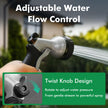 RESTMO Garden Hose Nozzle, Heavy Duty Metal Water Hose Nozzle with 7 Adjustable Spray Patterns, High Pressure Hand Sprayer with Flow Control, Best for Watering Plant & Lawn, Washing Car & Pet, Black 🍁 All In One Marketplace Canada