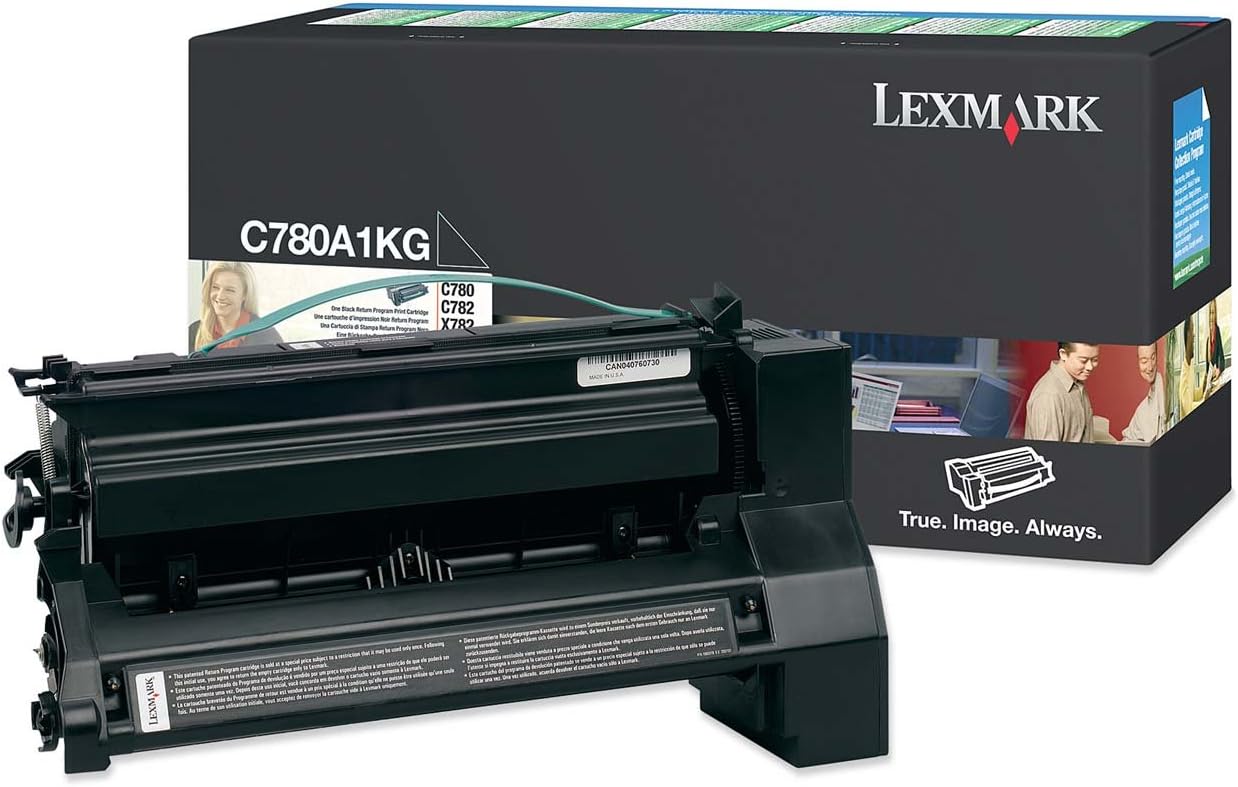 Lexmark C780A1KG Return Program Black Toner Cartridge