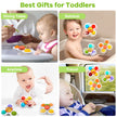 Suction Cup Spinner Toys for Baby, Baby Toys Sensory Toys Learning Toys for Toddlers 1-3, Baby Bath Toys for Babies 12-18 Months, 1 2 3 Year Old Girl Boy Gifts Idea (3 Pcs) 🍁 All In One Marketplace Canada