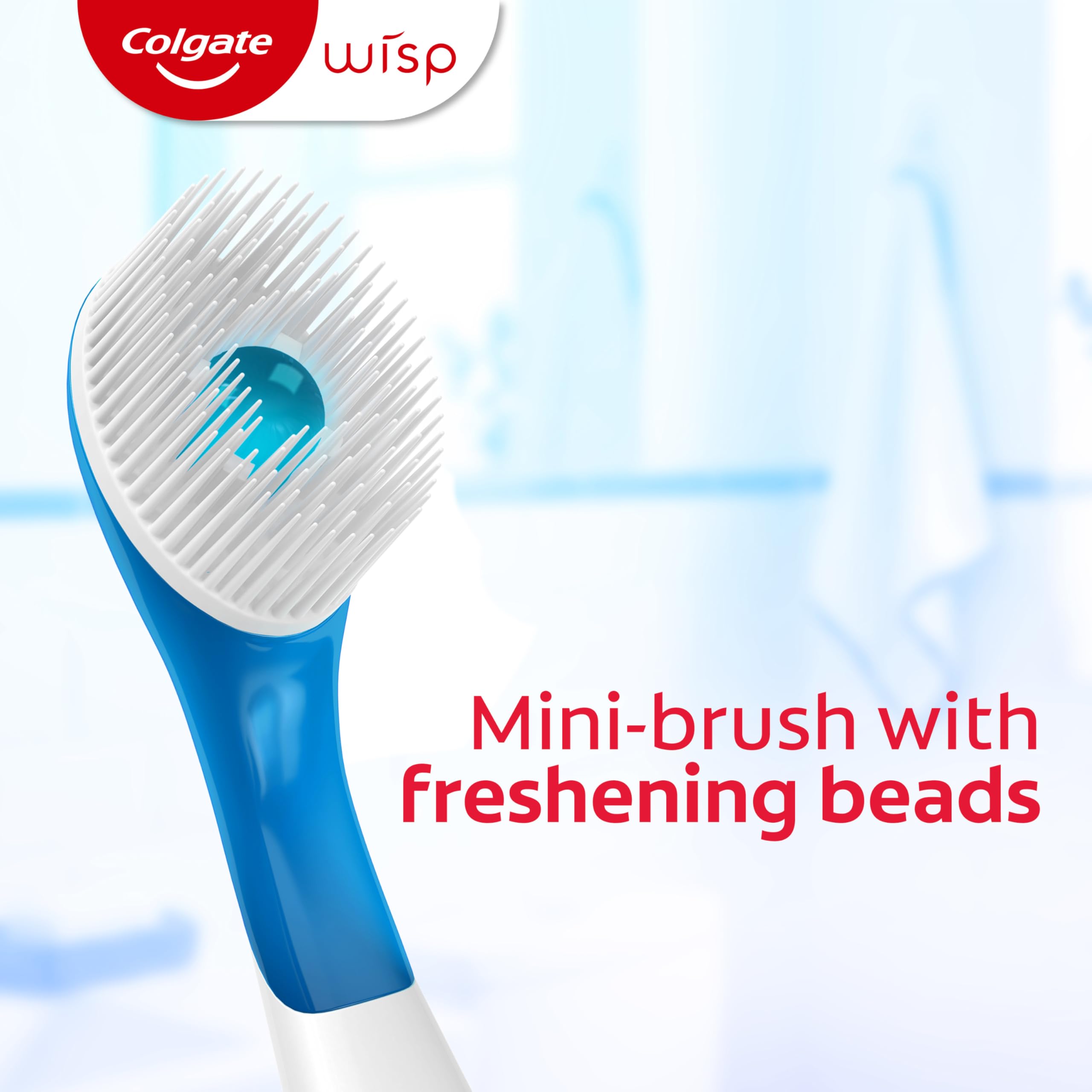 Colgate MaxFresh Wisp Disposable Toothbrushes, Mini Travel Toothbrushes with Soft Bristles for On-the-Go Single Use, Peppermint, 24 Count 🍁 All In One Marketplace Canada