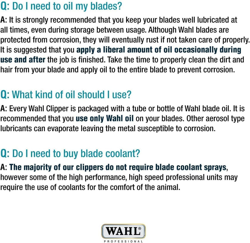 Wahl Professional Animal 5-in-1 Adjustable Pro Fine Adjustable Clipper Blade - for Arco, 5 Style Groom, Bravura, Chromado, Creativa, Figura & Motion Clippers - Replacement Blades - Silver, Made in Germany - Model 58190 🍁 All In One Marketplace Canada