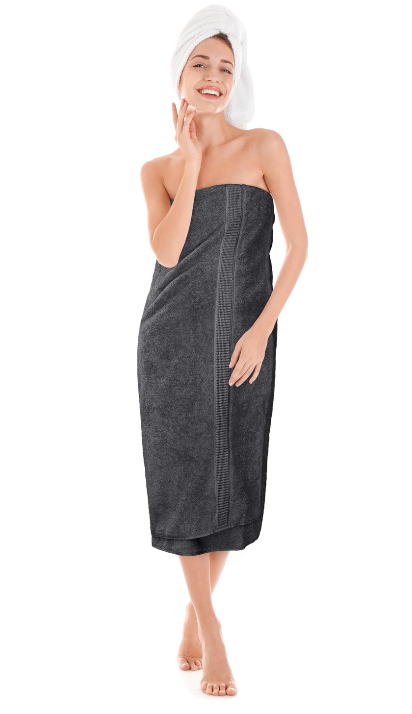 Utopia Towels Luxurious Jumbo Bath Sheet, 35 by 70 Inches, 600 GSM 100% Ring Spun Cotton, Highly Absorbent and Quick Dry Extra Large Bath Towel, Super Soft, Grey, 2 Pack 🍁 All In One Marketplace Canada
