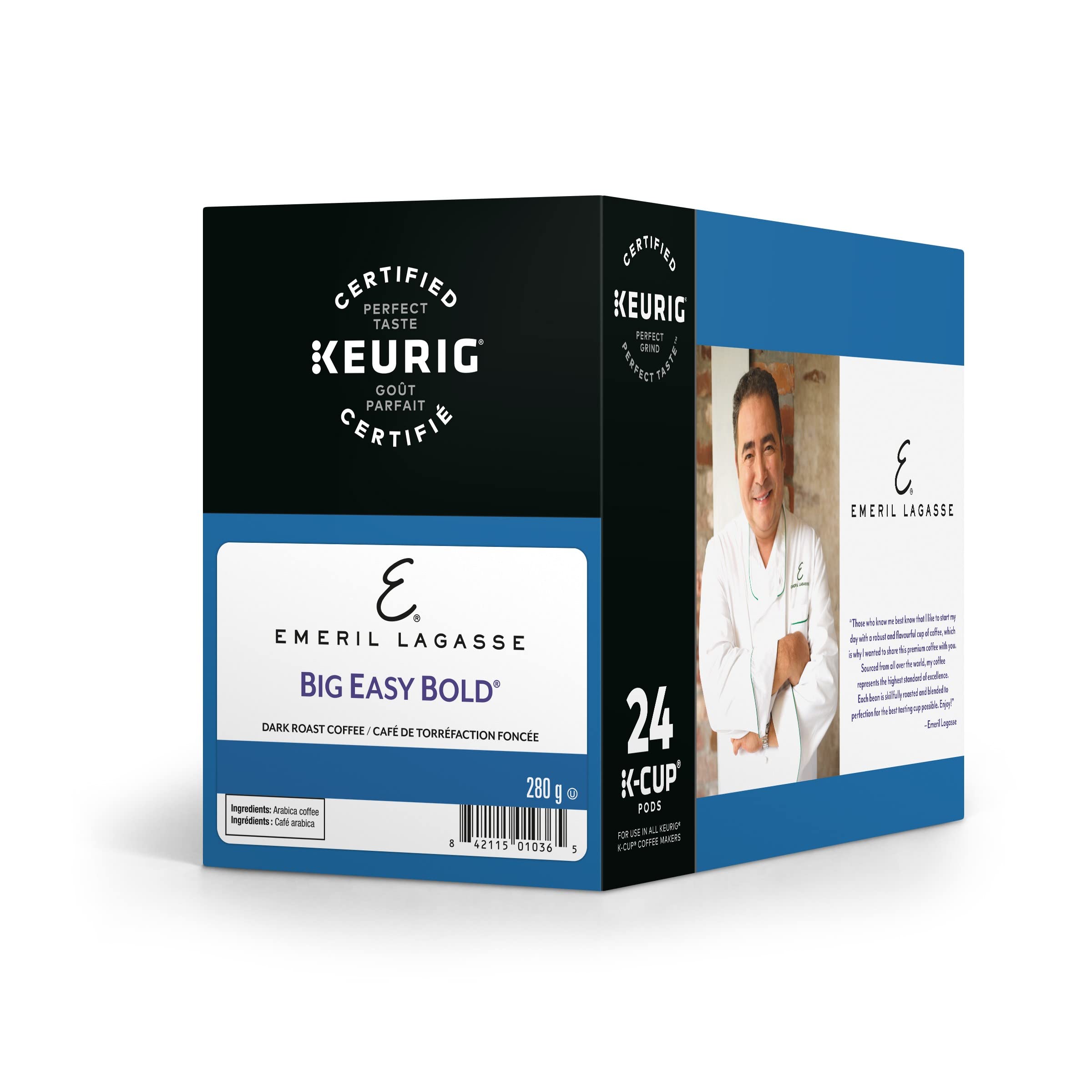 Emeril's Big Easy Bold K-Cup Coffee Pods, 24 Count for Keurig Coffee Makers 🍁 All In One Marketplace Canada