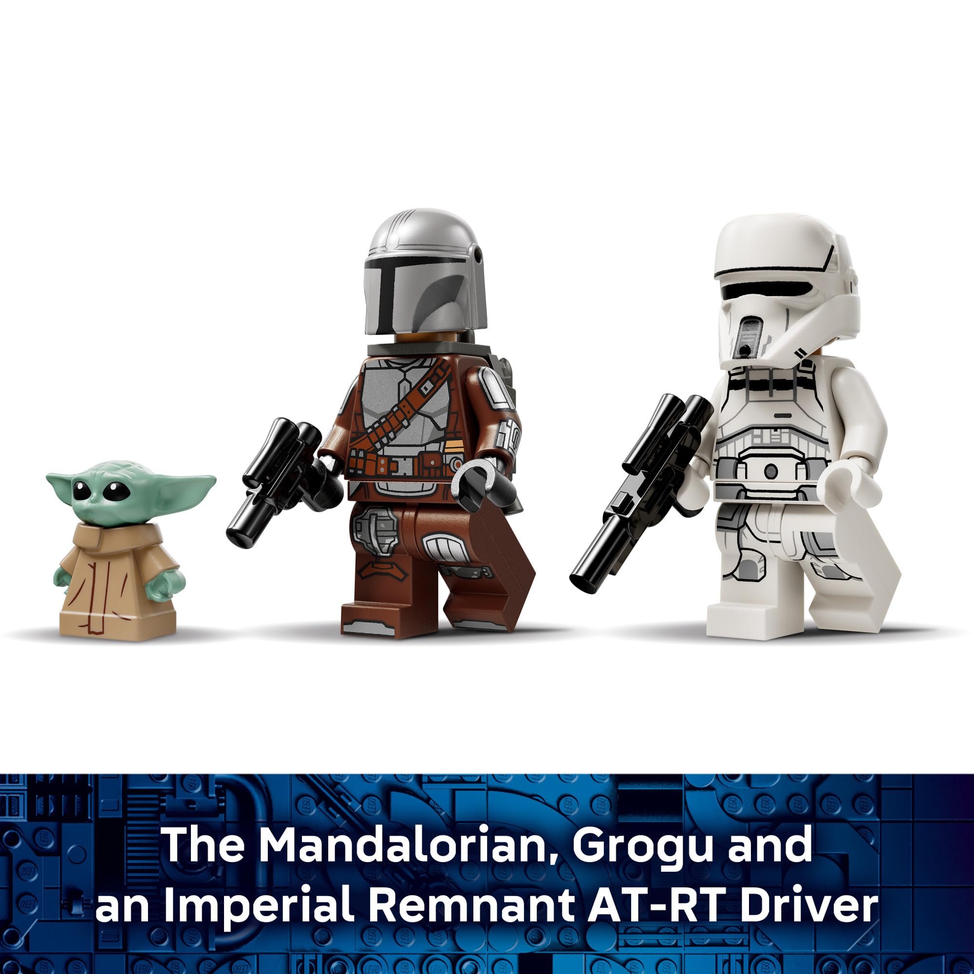 LEGO Star Wars AT-RT Attack - Building Toy for Boys & Girls, Ages 7+ - with The Mandalorian & Grogu Minifigures - Playset for Kids - Gift for Birthdays - 75444 🍁 All In One Marketplace Canada