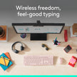 Logitech MK270 Wireless Keyboard and Mouse Combo for Windows, 2.4 GHz Wireless, Compact Mouse, 8 Multimedia and Shortcut Keys, 2-Year Battery Life, for PC, Laptop - Rose 🍁 All In One Marketplace Canada