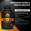Nutratology® Vitamin K2 + D3 | Canadian-Made | Highest Potency 120MCG/1000 IU - 240 Capsules - Helps Maintain Bone & Teeth Health - Formulated With MK-7 For Best Results - Immune System Support. 🍁 All In One Marketplace Canada
