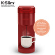 Keurig K-Slim Single Serve K-Cup Pod Coffee Maker, Featuring Simple Push Button Controls And MultiStream Technology, Scarlet Red 🍁 All In One Marketplace Canada
