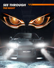 SEALIGHT H4/9003/HB2 LED Headlight Bulbs 50000 Lumens 800% Brightness, X1 Dual High/Low Beam LED Headlights Conversion Kit, 6000K Xenon White, H4 Halogen Replacement, IP67 Waterproof, Pack of 2 🍁 All In One Marketplace Canada