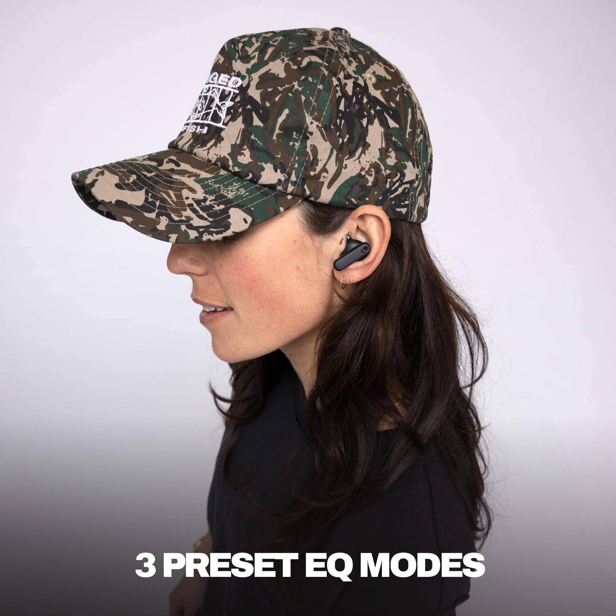 Skullcandy Smokin’ Buds Wireless Earbuds, Bluetooth Headphones, Noise Isolating Fit, Up to 20 Hours Battery, IPX4 Sweat and Water Resistant, Microphone for iPhone Android - True Black 🍁 All In One Marketplace Canada