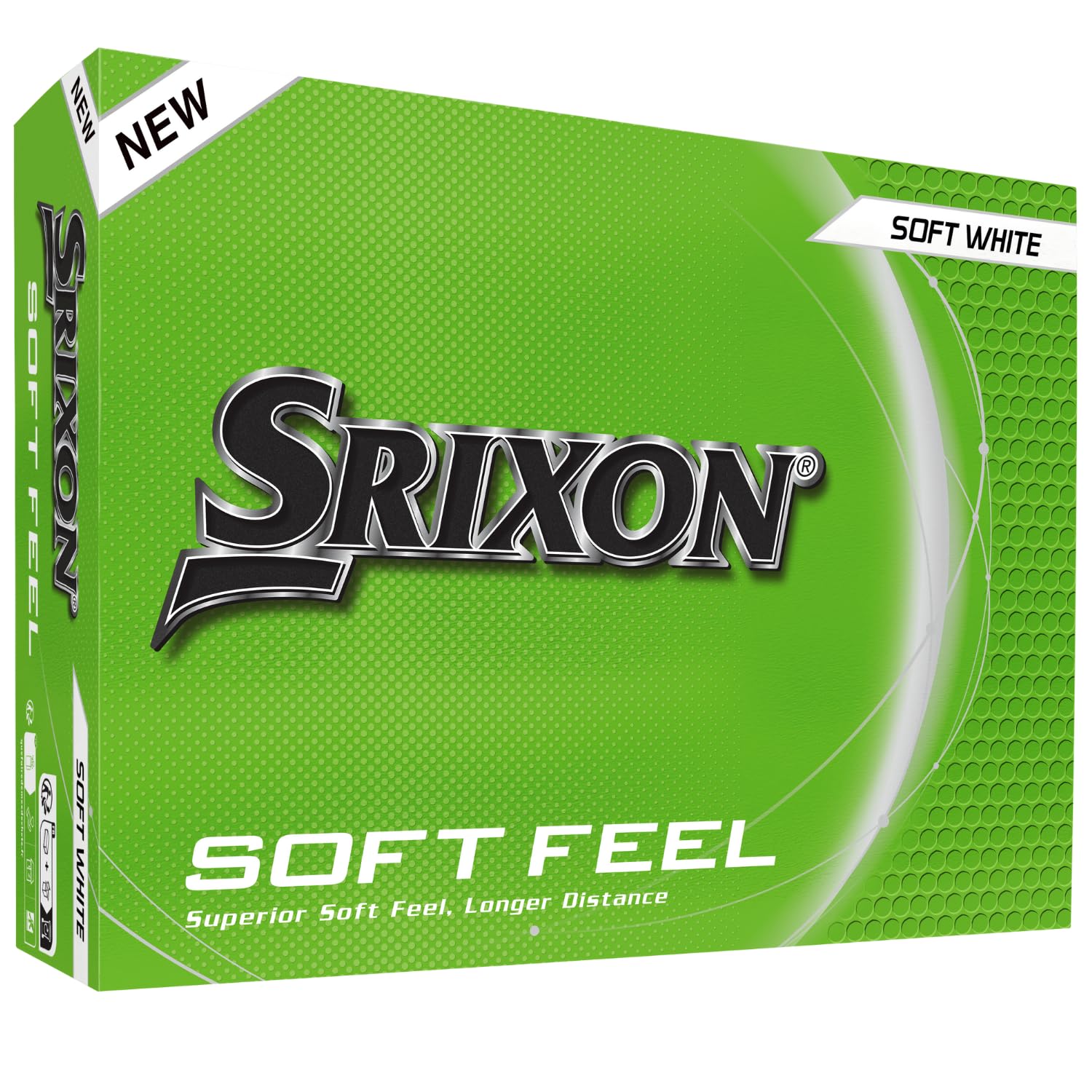 Srixon Soft Feel_14 Ultra Soft & Durable Golf Balls | Stable Trajectory & Controlled Spin| Premium Feel & Control Around The Green| Yellow/White 🍁 All In One Marketplace Canada