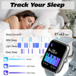 Smart Watch for Men Women with Bluetooth Call, Alexa Built-in, Heart Rate & Sleep Monitor, 1.83