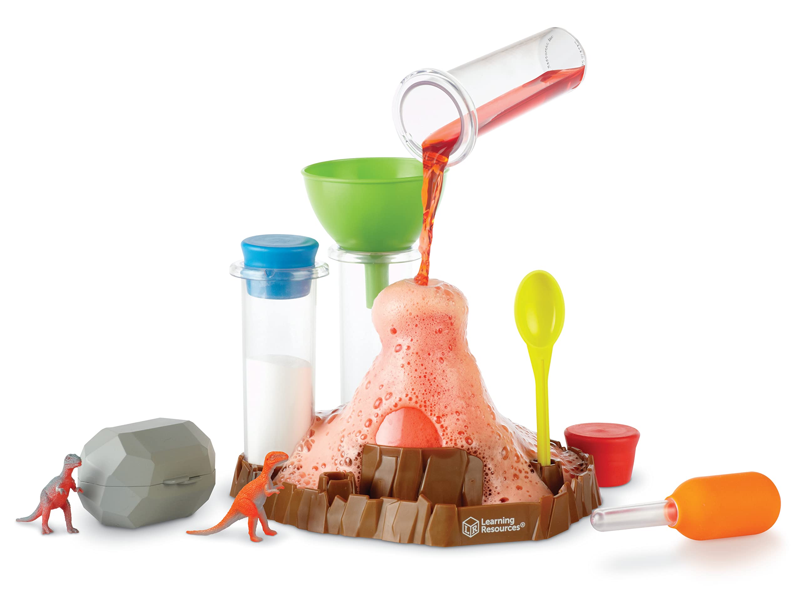 Learning Resources Fizzy Volcano, 13 Pieces, Ages 4+, Preschool Science Lab, Science Kits for Kids, Science Experiments for Kids,STEM Toys for Kids 🍁 All In One Marketplace Canada