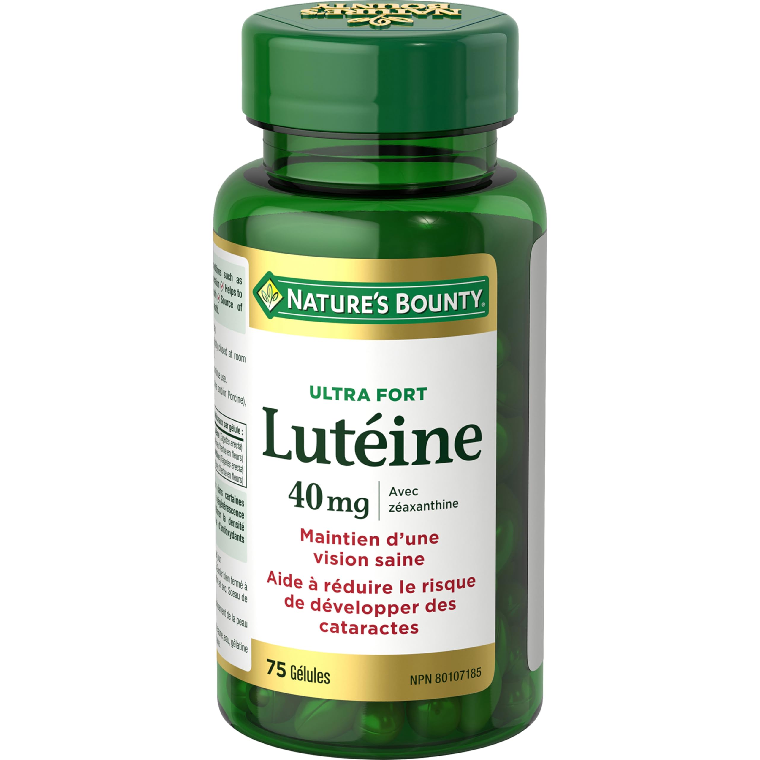 NATURE'S BOUNTY Lutein, Ultra Strength, Support For Conditions Like Cataracts & Macular Degeneration, 53 g 🍁 All In One Marketplace Canada