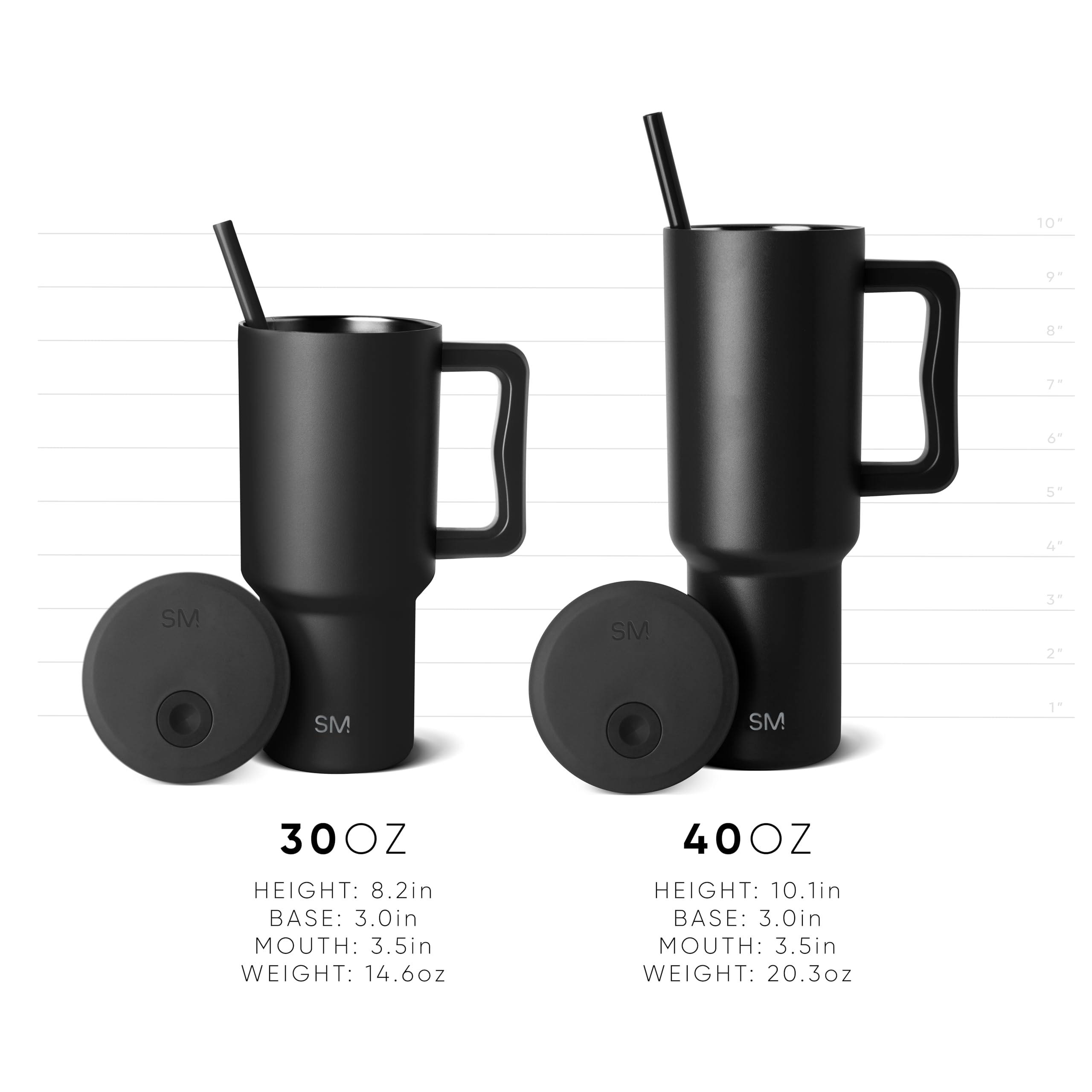 Simple Modern Tumbler with Handle and Straw | 30oz | Beige 🍁 All In One Marketplace Canada