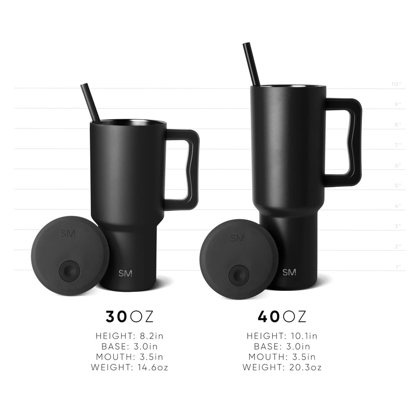 Simple Modern Tumbler with Handle and Straw | 30oz | Beige 🍁 All In One Marketplace Canada