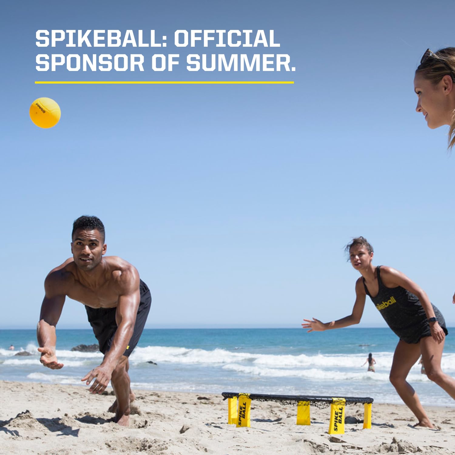 Spikeball Game Set (3 Ball Kit) - Outdoor Indoor Gift for Teens, Family - Yard, Lawn, Beach, Tailgate - Includes Playing Net, 3 Balls, Drawstring Bag, Rule Book 🍁 All In One Marketplace Canada