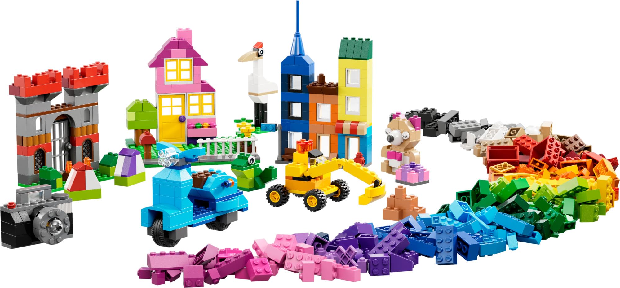 LEGO Classic Large Creative Brick Box 10698 Building Toy Set, Toy Storage Solution for Home or Classrooms, Interactive Building Toy for Kids, Boys, and Girls 🍁 All In One Marketplace Canada