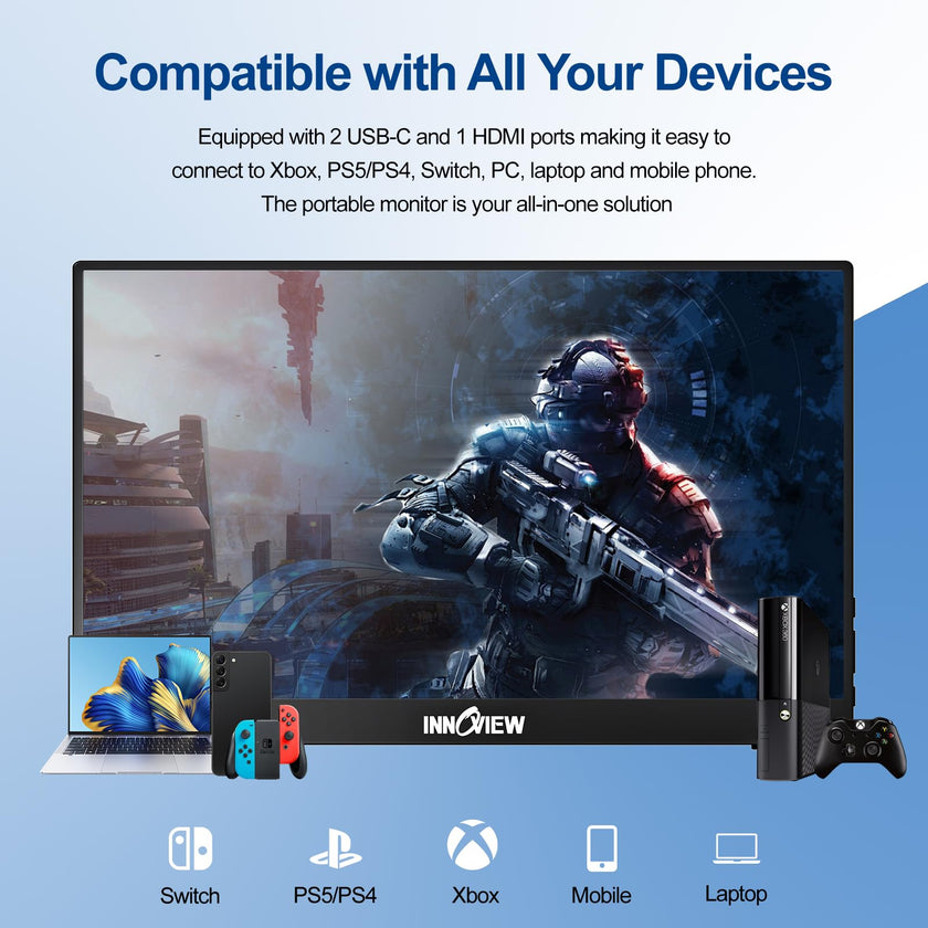 InnoView Portable Monitor 15.6