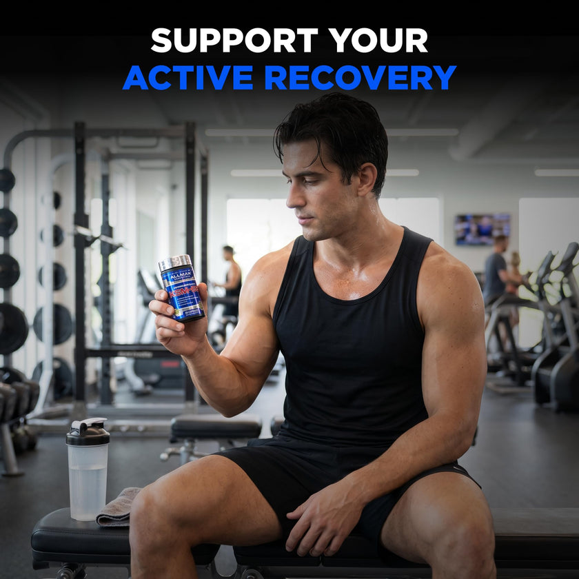 ALLMAX Ashwagandha KSM-66 Capsules - Full Spectrum Root Extract Supplement - Muscle Strength & Recovery, Stress Relief - 60 Veggie Caps, 30 Servings, Non-GMO, Gluten Free 🍁 All In One Marketplace Canada
