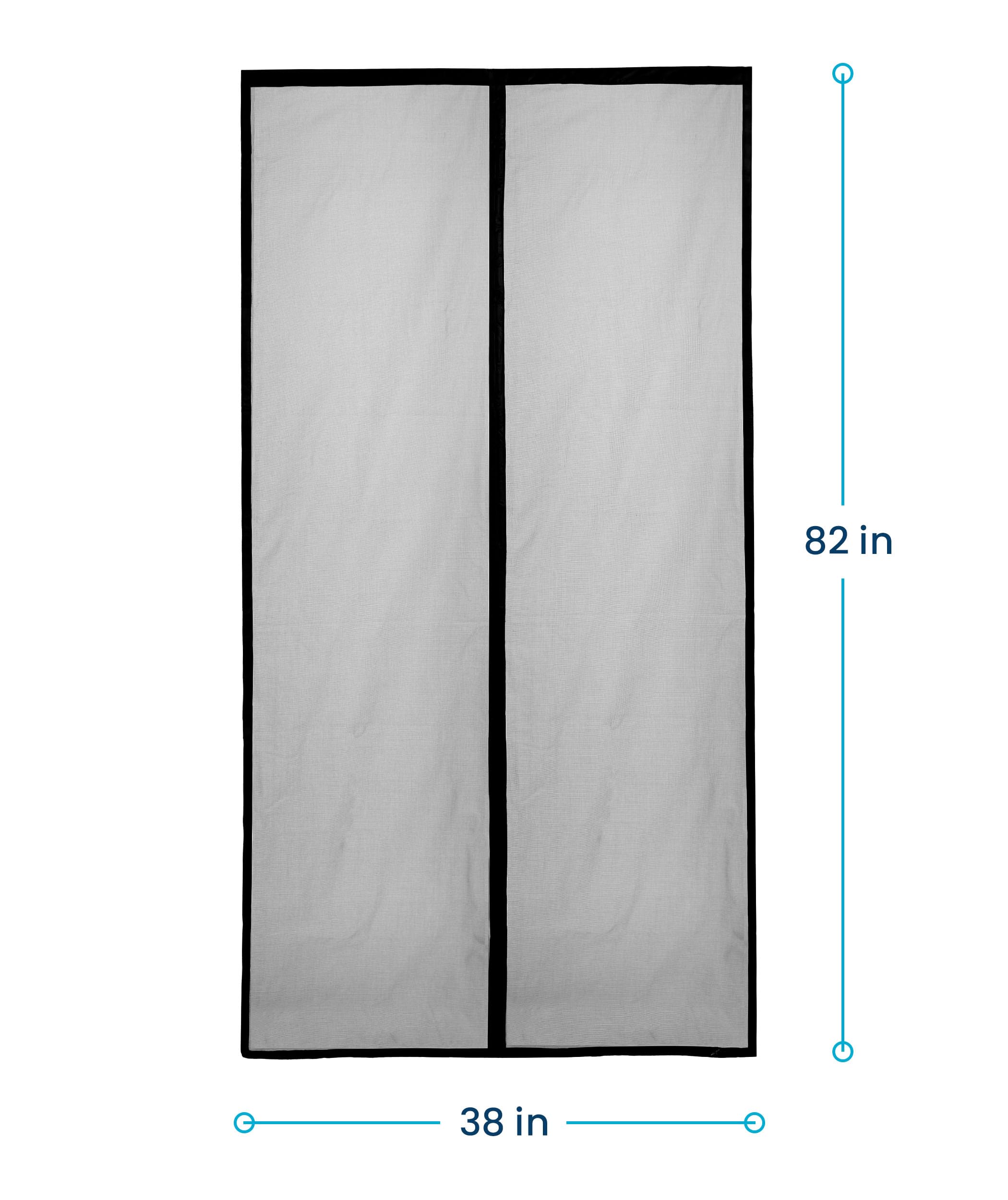 Flux Phenom Magnetic Screen Door - Bugs Out, Breeze in - 9min Install Auto-Sealing Heavy Duty Double Stitched Mesh, 52 Magnets, Hands Free Sliding & Patio Doors Net, Pet & Kid Friendly, 38 x 82 Inch 🍁 All In One Marketplace Canada