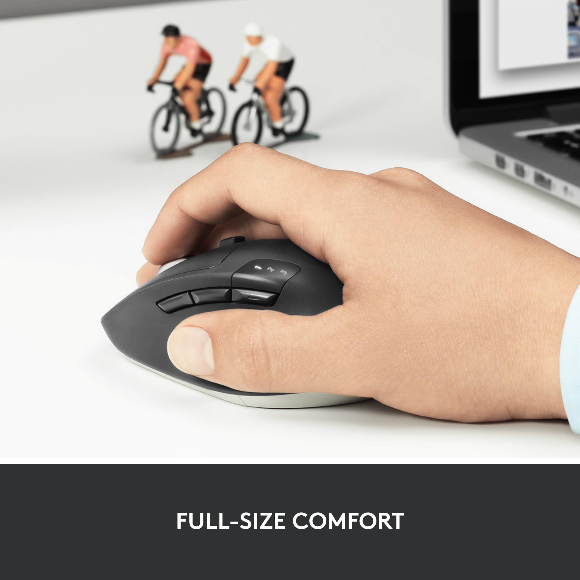 Logitech M720 Triathlon Multi-Device Wireless Mouse, Bluetooth, USB Unifying Receiver, 1000 DPI, 6 Programmable Buttons, 2-Year Battery, Compatible with Laptop, PC, Mac, iPadOS - Black 🍁 All In One Marketplace Canada