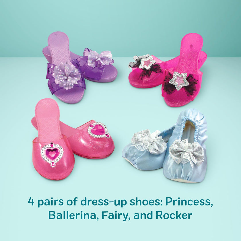 Melissa & Doug Step in Style 4-Pair Dress-Up Shoes Play Set 🍁 All In One Marketplace Canada