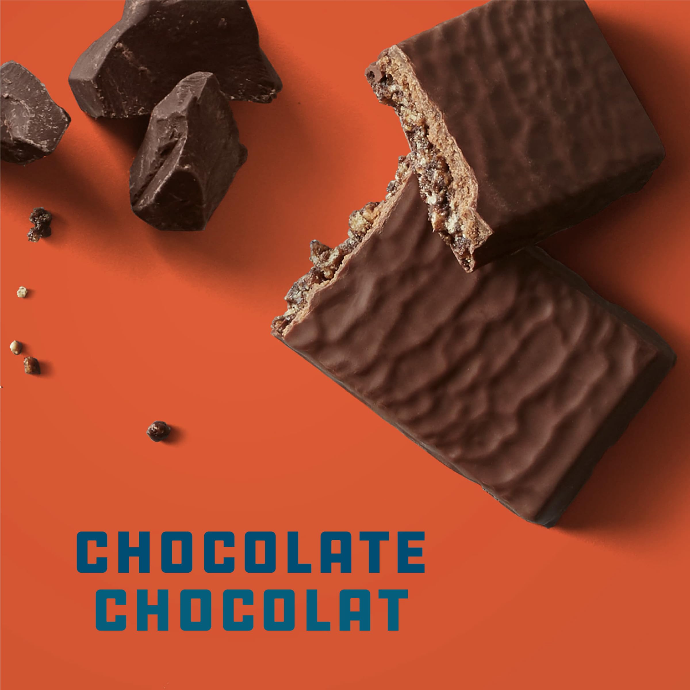 CLIF BUILDERS Protein Bars, Chocolate Flavour, 20g of Protein, Prepared in Canada, Gluten Free, No Artificial Sweeteners, 68 g (Pack of 12) 🍁 All In One Marketplace Canada