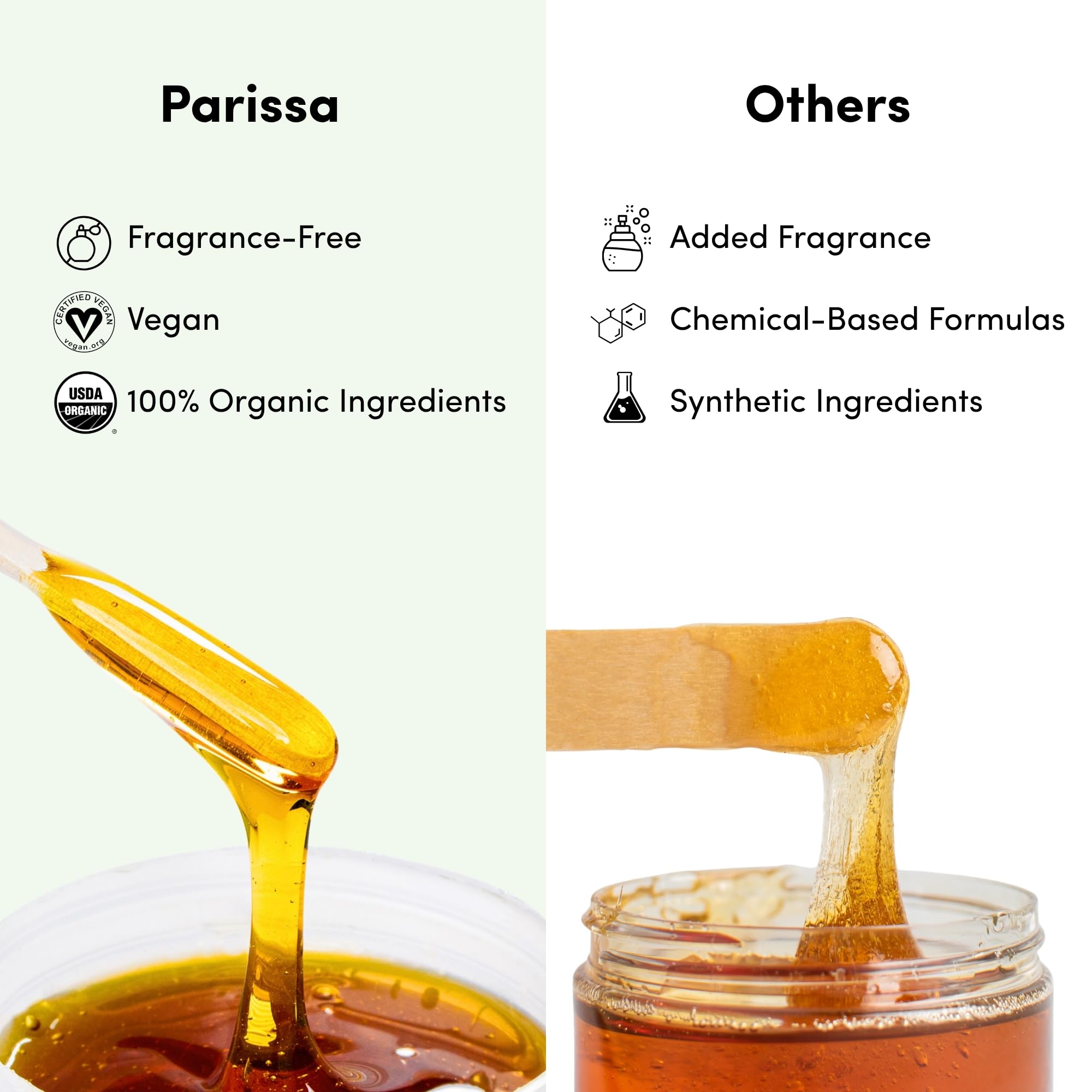 Parissa Organic Sugar Wax Kit for Hair Removal – Microwavable Sugar Wax for Face, Legs & Body, USDA Certified Organic, Water-Washable & Gentle for Sensitive Skin (8 fl oz) 🍁 All In One Marketplace Canada