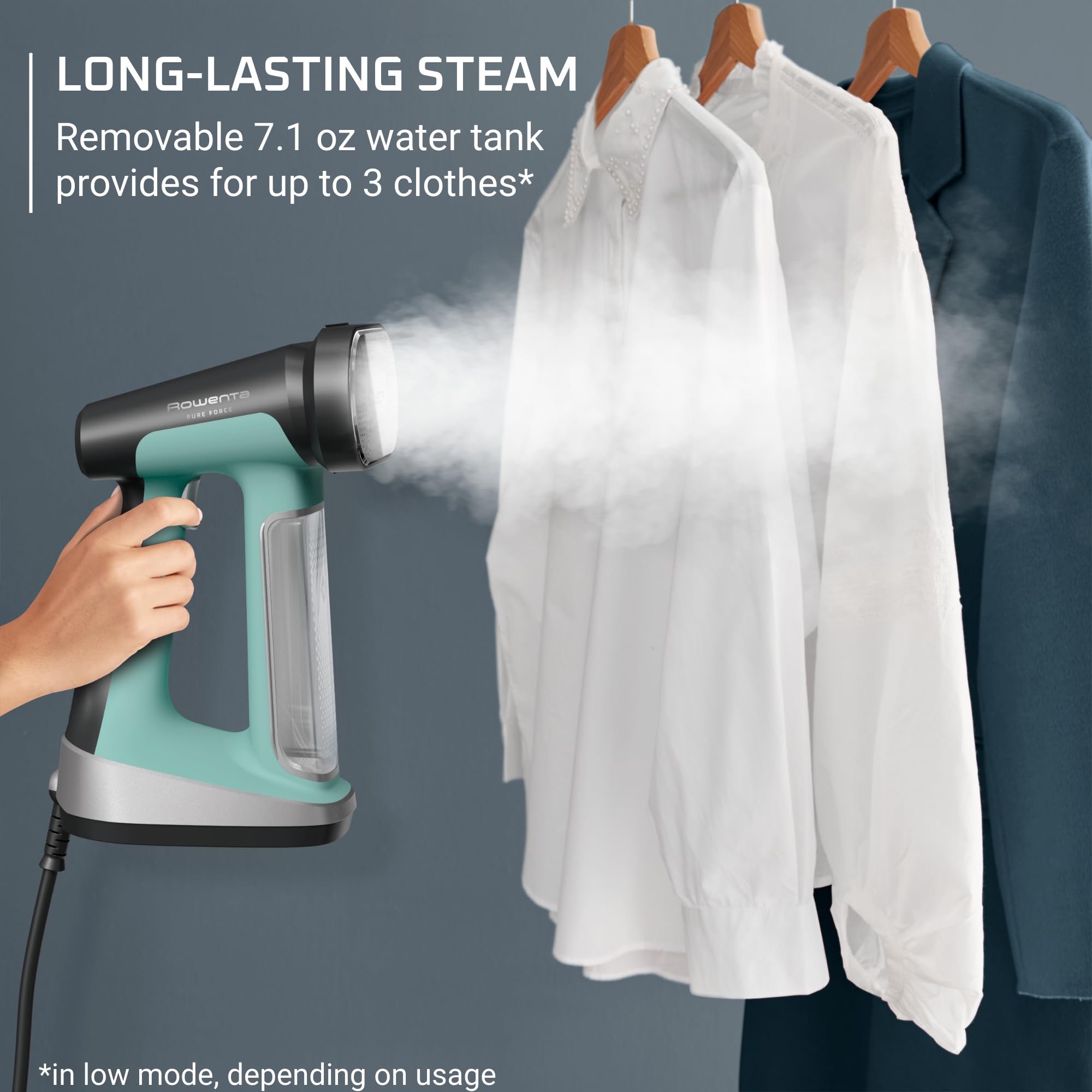 Rowenta Handheld Steamer for Clothes, Pure Force 2in1 Steamer & Iron, 1875W, Vertical/Horizonal Steaming & Ironing, Lightweight, Auto-off, XL power, 1875 Watts, DR8822 🍁 All In One Marketplace Canada