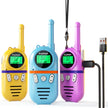 Inspireyes Walkie Talkies for Kids Rechargeable, 48H Working Time 3 Miles Range 22 Channels 2 Way Radio, Outdoor Camping Toys, Family Games,3 Pack 🍁 All In One Marketplace Canada