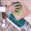 ELPHECO Compost Bin, 2.5 Gallon Hanging Trash Can with Lid, Kitchen Cabinet Door Under Sink Plastic Garbage Can Wall Mounted Slide Open, White 🍁 All In One Marketplace Canada