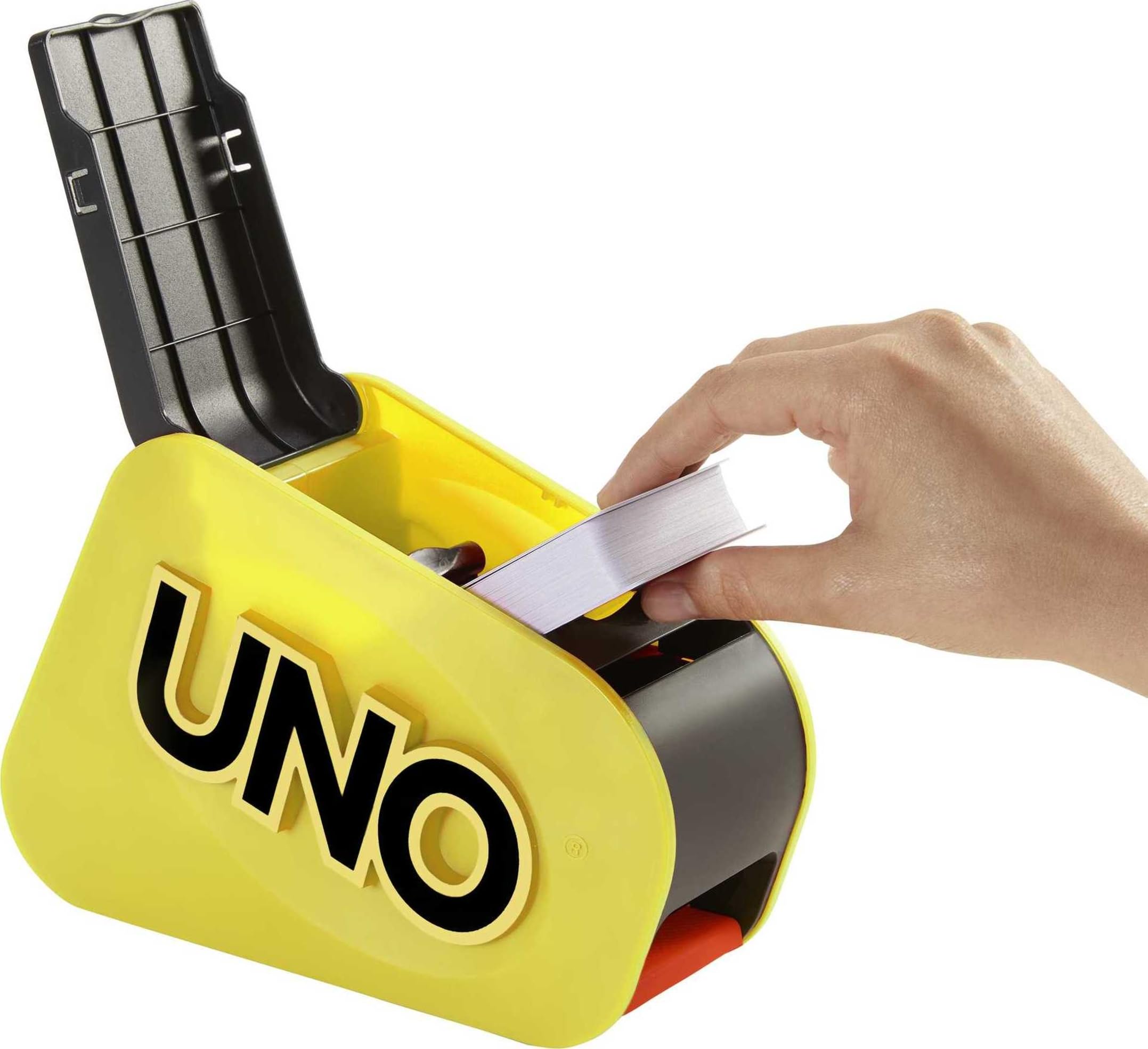 Mattel Games UNO Attack Mega Hit Card Game with Random-Action Launcher with Lights & Sounds & 112 Cards, Kid, Teen & Adult Game Night Ages 7 Years & Older 🍁 All In One Marketplace Canada