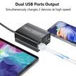 150W Power Inverter 12V DC to 110V AC Car Plug Adapter Outlet Converter with 3.1A Dual USB AC car Charger for Laptop Computer Black 🍁 All In One Marketplace Canada