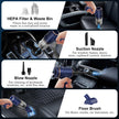 KMM Handheld Car Vacuum Cleaner, 19000Pa Vacuum Cleaner and Air Duster, 120W High Power Hand Held Vacuum with LED Light and Multi-Nozzles for Car, Home, Office, Pet Medium 🍁 All In One Marketplace Canada